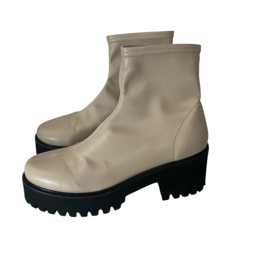 FRAME Le Croyden Bootie Cream Size 43 - Picture 4 of 12